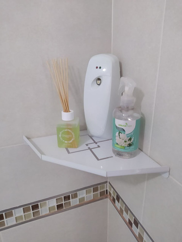 Esquinero De Baño De Chapa Plegada X 10 Unidades Blanco