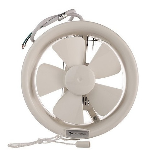 Imagen 8 de 10 de Extractor De Aire Mylos 6 Pulgadas Blanco Masterfan Cristal