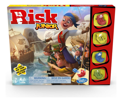 Hasbro Gaming Risk Junior Game: Juego De Mesa De Estrategia;