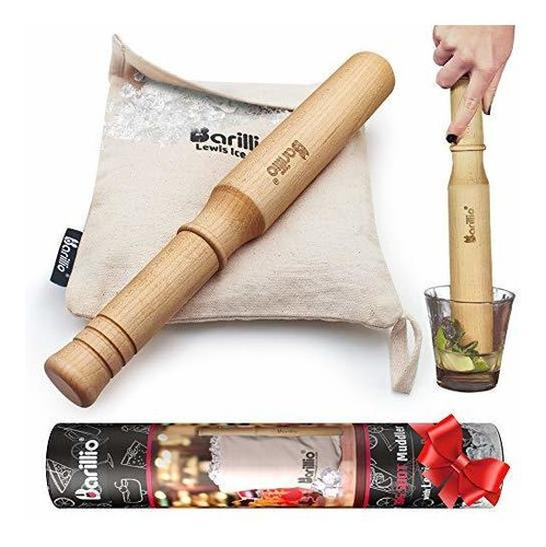 Big Shot 13 75 Kit De Bolsa De Hielo Muddler Mallet Lew...