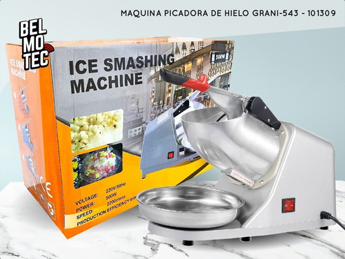 Trituradora Picadora Hielo Granizadora Gastronomia Comercial