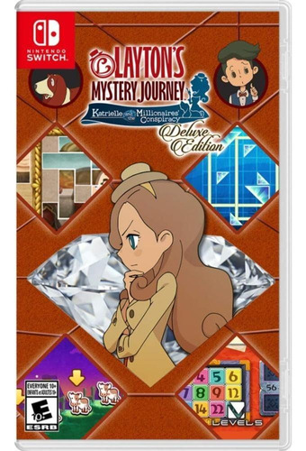 Laytons Mystery Journey Deluxe Edition Switch Mídia Física