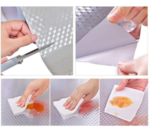 Papel Tapiz Autoadherible Escritorio Antiaceite Para Cocina
