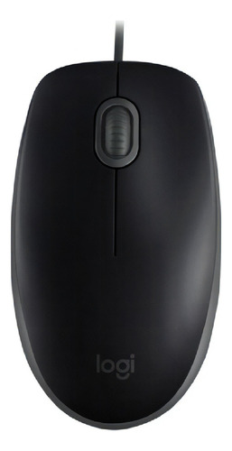 Mouse Logitech M110 Alámbrico Silencioso Negro