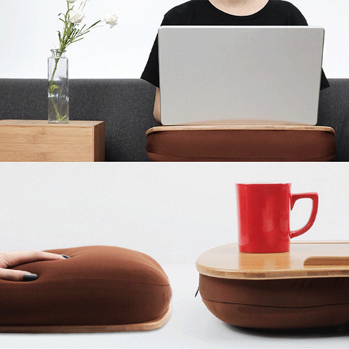 Mesa De Apoio Com Almofada De Travesseiro, Suporte Para Lapt