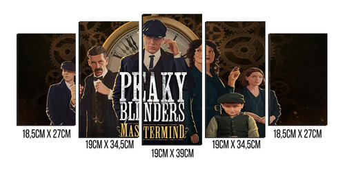 Cuadro Escalonado  Peaky Blinders 1 3117