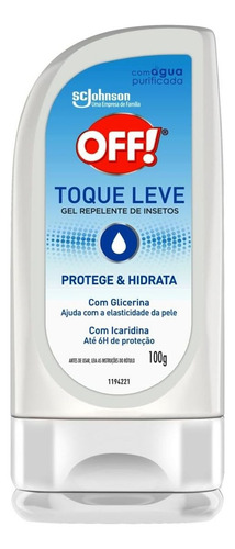 Repelente Off Toque Leve Gel Repelente 100g Com Icaridina 6h