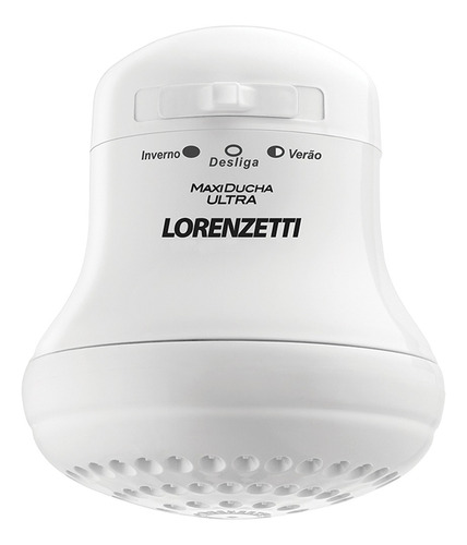 Chuveiro elétrico de parede Lorenzetti Maxi Ducha Ultra branco 4600W 127V