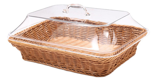 Cesta De Pan, Tejida, Cesta De Desayuno Multiusos, Medio