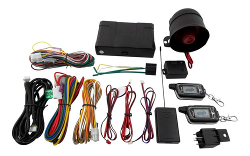 Alarma Carro Vehículos Anti Escaner 2vías 2controles Xtreme