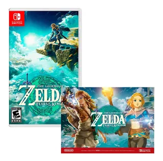 The Legend Of Zelda Tears Of The Kingdom Switch + Poster