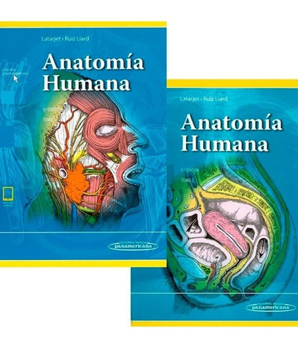 Anatomía Humana Latarjet 5 Edición Tomo 1 Y 2 Full Color A4