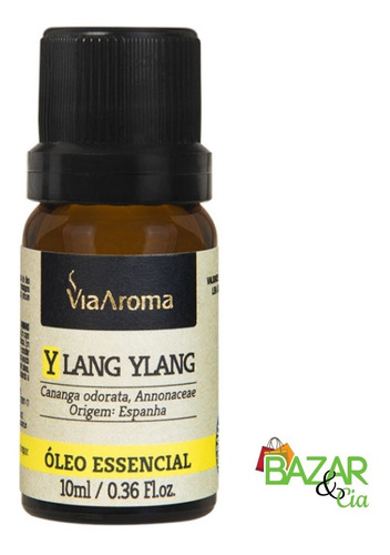 Óleo Essencial Ylang Ylang Puro 10ml Via Aroma Aromaterapia