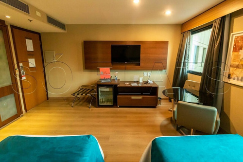 Imagem 7 de 15 de Flat Em Moema Disponível Para Locação, Próximo Ao Metro Eucaliptos E Shopping Ibirapuera - Sf39042
