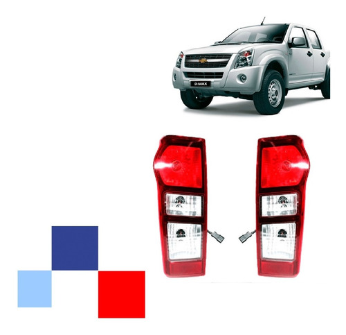 Imagen 1 de 7 de Farol Foco Trasero Chevrolet Dmax 2015-2017