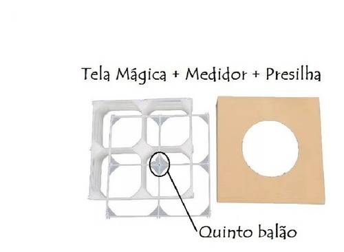 64 Tela Mágica +medidor+presilha Balões Bexigas Painel Festa