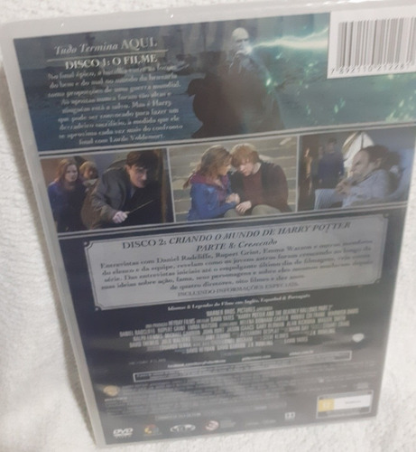 Dvd Harry Potter E As Relíquias Da Morte Parte2/lacrado/novo