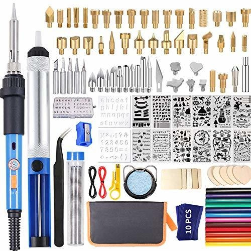 116pcs Kit De Quema De Madera, Herramienta De Quema De Mader