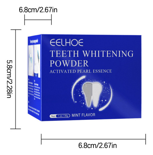 Polvo Dental Blanco Iluminador O Active Para Limpieza Bucal