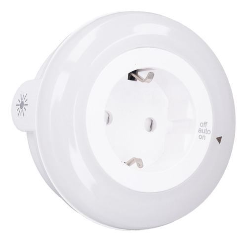Convertidor Led Nocturno Regulable Con Enchufe Giratorio En