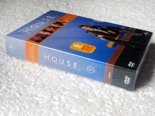 Dvd Box House / Primeira Temporada / 6 Dvds Original Lacrado