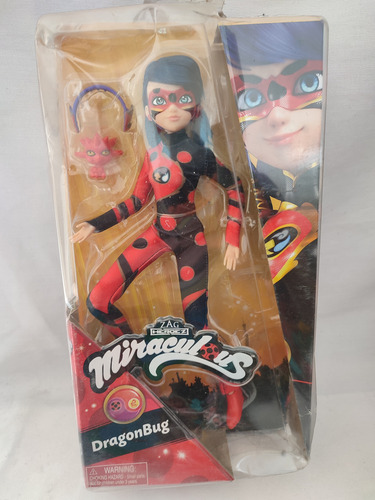 Muñeca Ladybug Miraculous Dragonbug Original (Usado)