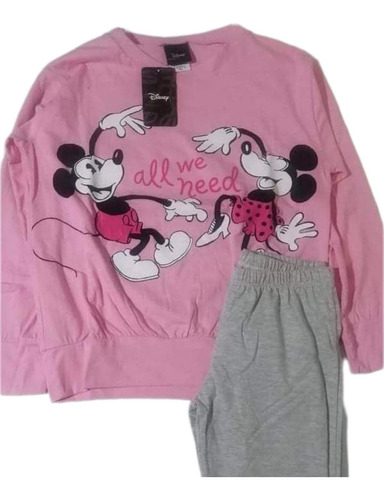 Pijama Para Niñas De Algodón, Disney