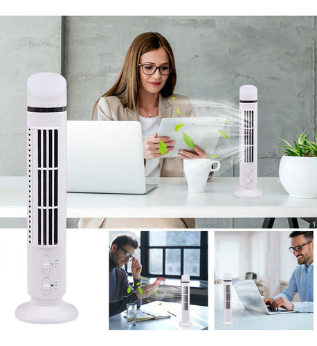 Ventilador F Tower Fan De Escritorio Con Carga Sin Hojas, Us