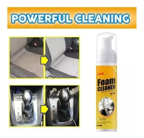Limpiador De Espuma En Aerosol Ws R0x Para Automóviles, 3