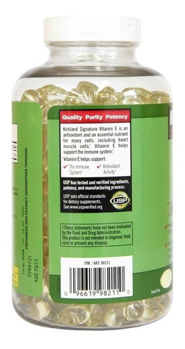 Vitamina E Kirkland Signature