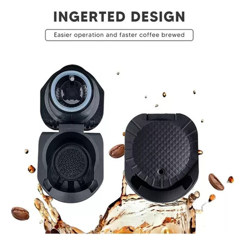 Negro - Dolce Gusto - Adaptador Para Uso De Capsulas Nespres