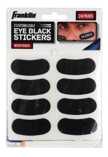 Stickers Estampas Franklin Color Negro Anti Reflejo De Ojos