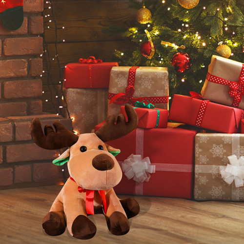 Reno De Peluche, Alce De Navidad, Juguete De Peluche, 25cm
