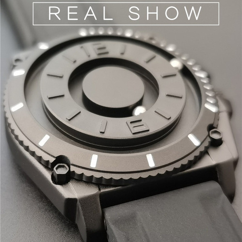 Reloj Casual Eutour E029 Con Bolas Magnéticas De Silicona