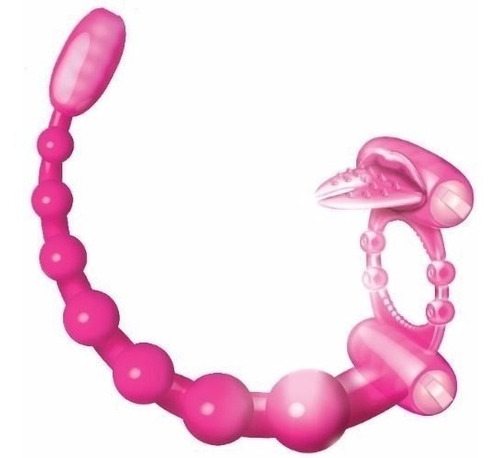 Anillo Triple Vibrador Escorpion Con Bolas Chinas Pene Ano