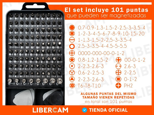 Imagen 8 de 10 de Kit Destornillador Telefono Celular iPhone Samsung Tablet Pc