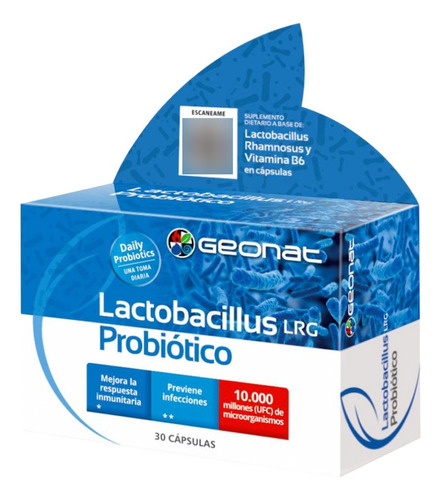 Geonat Lactobacillus Lrg Probiótico Sistema Inmunitario