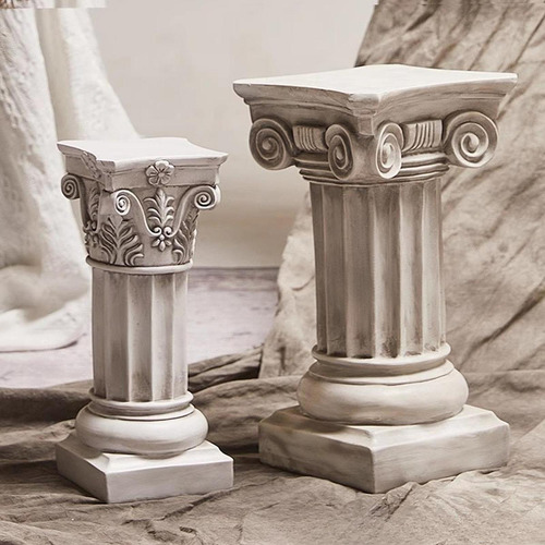 Estatua De Pilar Romano, Columna Griega, Estatua Sg Estilo D