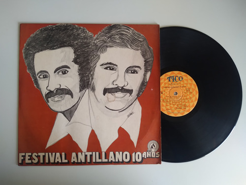 Festival Antillano 10 Años Lp Vinilo Tico 1979 Colombia