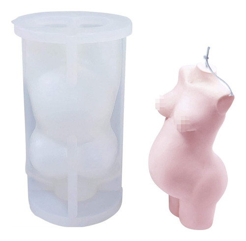 Molde De Silicona Diy Body Vela Moldes Para Velas Para Cuerp