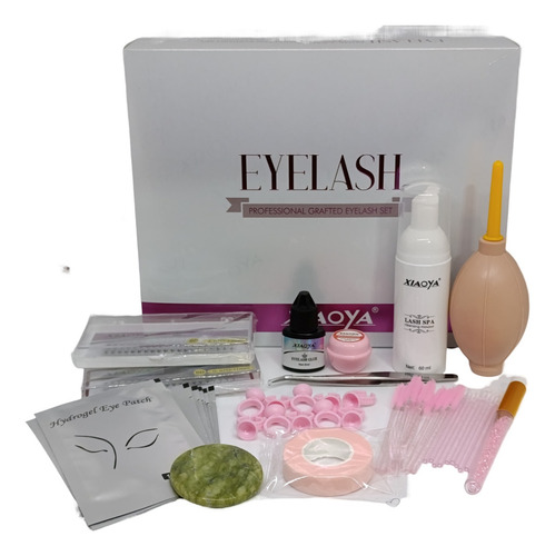 Kit Pestañas 1x1 - Para Aplicación De Extensión De Pestañas Color Blanco Espesor 1 Mm Largo 11 Mm Tipo De Curvatura D