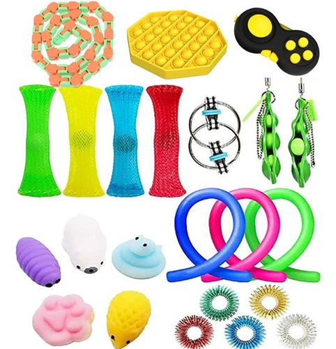 Kit 23, Juguete Fidget Pop, Juguete Sensorial Push Pop