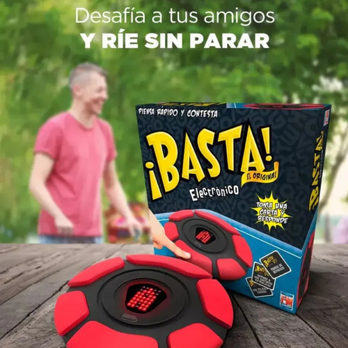 TodosDM Juego De Mesa Basta Versión 2.0 Viral Interactivo Tablero Electrónica En Español, Para Pensar Rápida, Juego De Palabras De Ritmo Rápido, Juego Familiares, Fiestas Y Entretenimiento