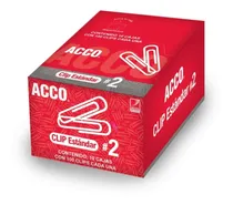 Comprar Clip Estándar No. 2 Acco 27.5 Mm 10 Cajas Con 100 Clips C\u002Fu