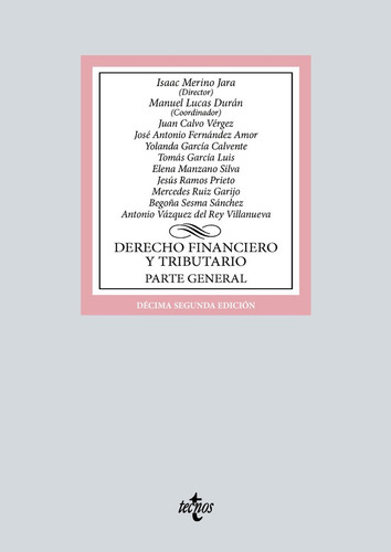 Libro Derecho Financiero Y Tributario - Merino Jara,isaac...