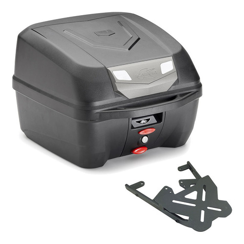 Baul Trasero Top Case 32 Litros Con Soporte Benelli Tnt 25