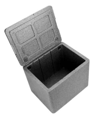 Caixa De Quente Térmica Leve Isolada, Porta Cinza