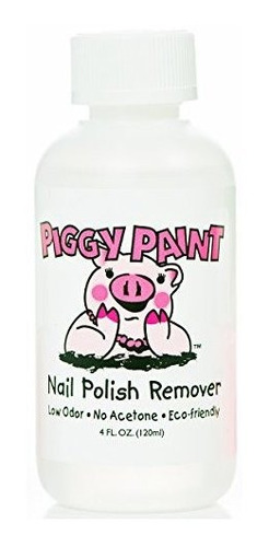 Piggy Paint Nail Polish Remover, 4 Onzas Liquidas