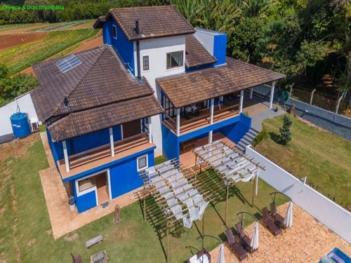 Imagem 6 de 30 de Linda Casa De Campo, Grande Parte Térrea, Avarandada Com Linda Vista E Ótimo Acabamento. - Ca01013 - 71031827