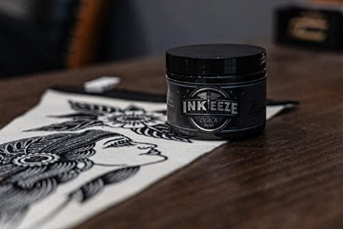 Imagen 7 de 9 de Tinta Para Tatuaje Ungento De Tatuaje Negro Ink-eeze Para Ar